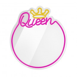 led wall neon queen a...