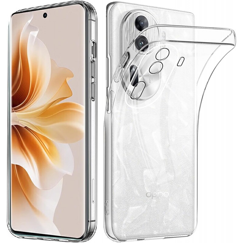 cover in silicone per oppo reno 11 pro trasparente cover in silicone per oppo reno 11 pro trasparente