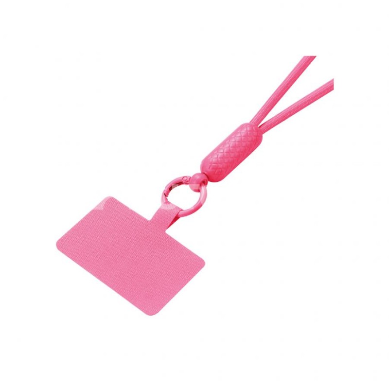 laccio portatelefono universale da collo rosa