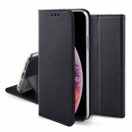 book oppo A40 nera con porta carte di credito chiusura magnetica