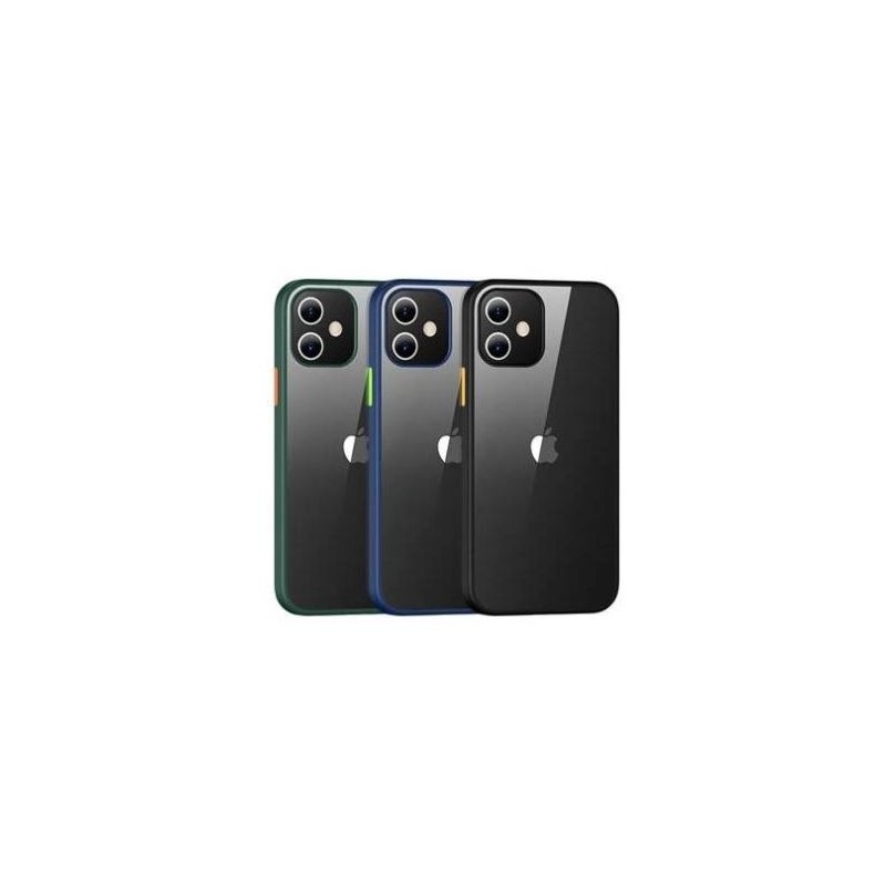 cover iphone 12 mini trasparente con bordo nero