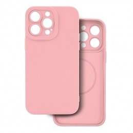 cover  silicone iphone 16 rosa sabbia compatibile magsafe
