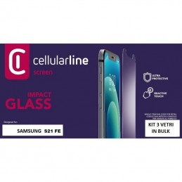 vetro temperato samsung a36 - a56 s24 fe in kit da 3 pz