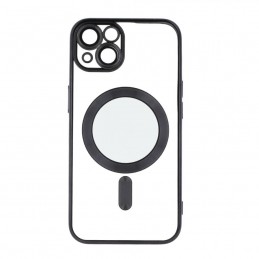 cover samsung A26 trasparente/ nera compatibile magsafe