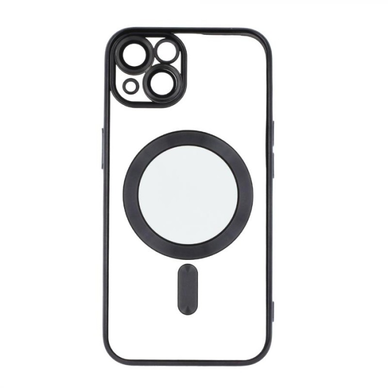 cover samsung A26 trasparente/ nera compatibile magsafe
