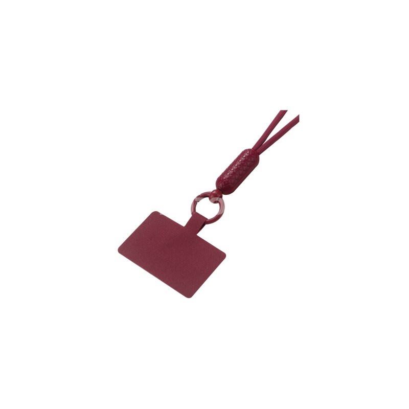 laccio portatelefono universale da collo rosso bordeaux