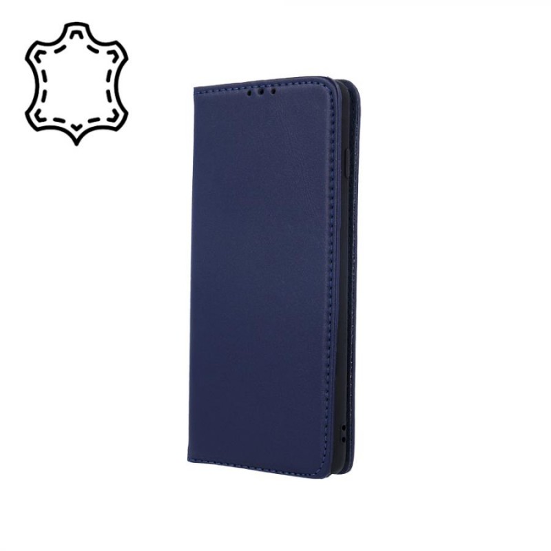 custodia a libro samsung a16 5g con porta carte di credito chiusura magnetica blu