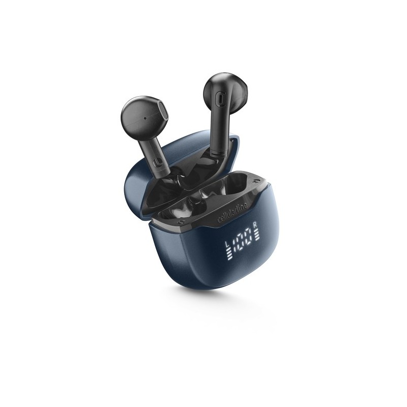 auricolare vivavoce bluetooth doppio con base di ricarica nero e indicatore led auricolare vivavoce bluetooth doppio con base di ricarica nero e indicatore led