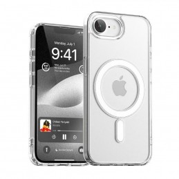 cover iphone 16e  bicomponente trasparente  compatibile magsafe