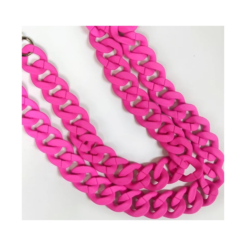 catena portatelefono universale da collo rosa