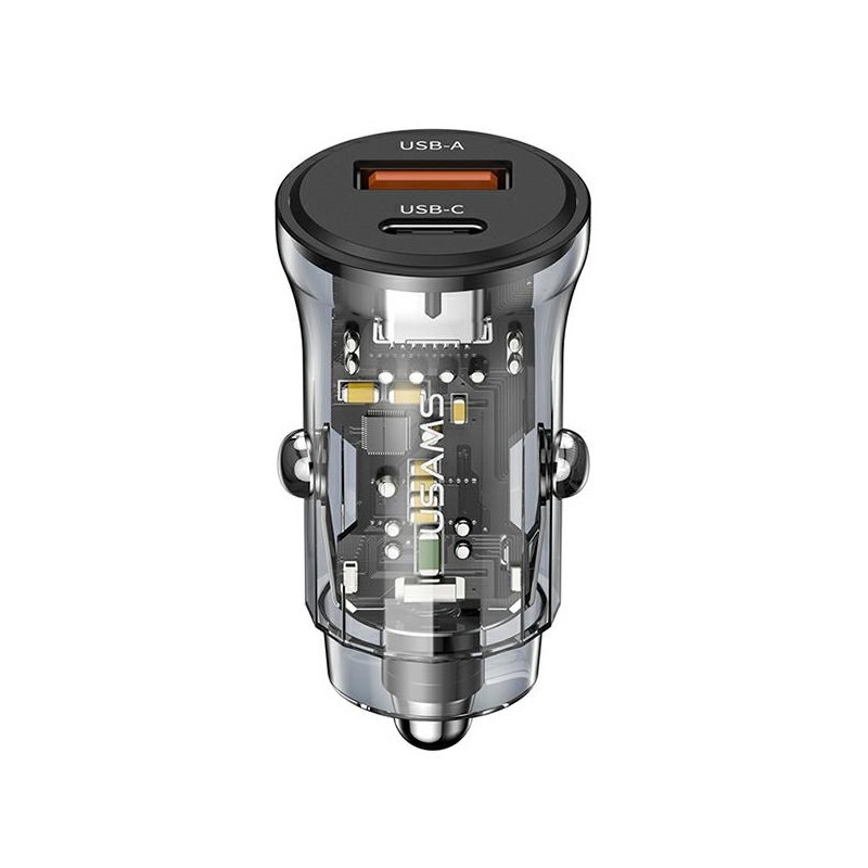 caricabatterie da auto 30w usb+ usbc fast charge caricabatterie da auto 30w usb+ usbc fast charge