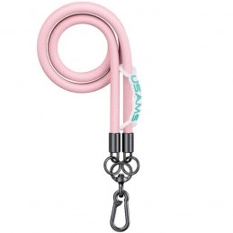 laccio portatelefono universale da collo rosa 120cm diametro 8mm