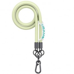 laccio portatelefono universale da collo verde 120cm diametro 8mm