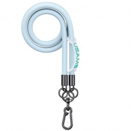 laccio portatelefono universale da collo zzurro 120cm diametro 8mm