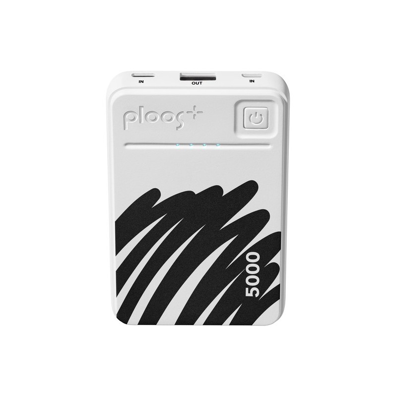 powerbank 5000 mah usb-c / microusb bianca e nera