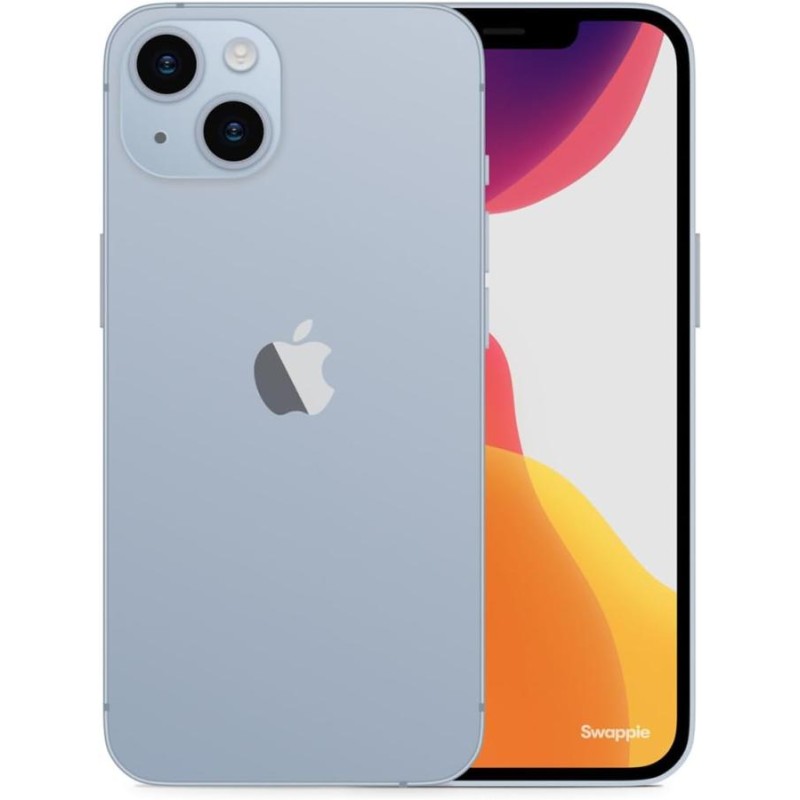 iphone 14 256 gb blu usato.grado estetico pari al nuovo.batteria supeirore al 85% garanzia 12 mesi