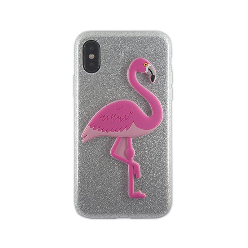 3D soft case - Flamingo