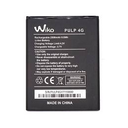 BATTERIA ORIGINALE WIKO PULP FAB 4G IN CONFEZIONE BULK