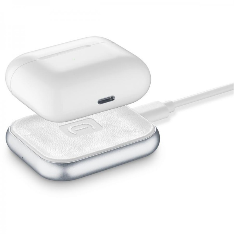 CARICABATTERIE WIRELESS AIRPODS BIANCO