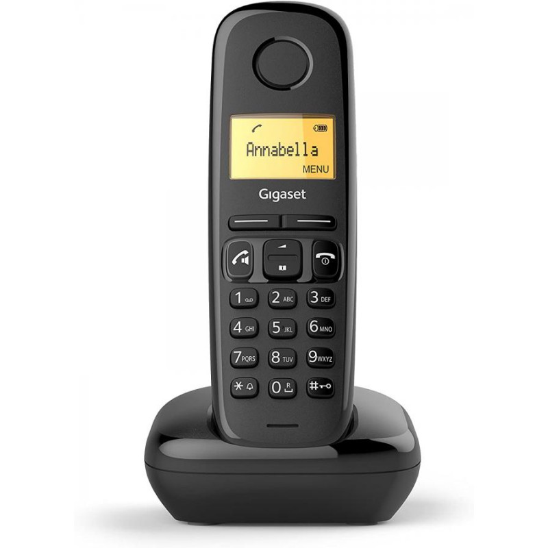 TELEFONO CORDLESS GIGASET NERO TELEFONO CORDLESS GIGASET NERO