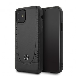 COVER MERCEDES BENZ VERA PELLE IPHONE 12 mini NERA