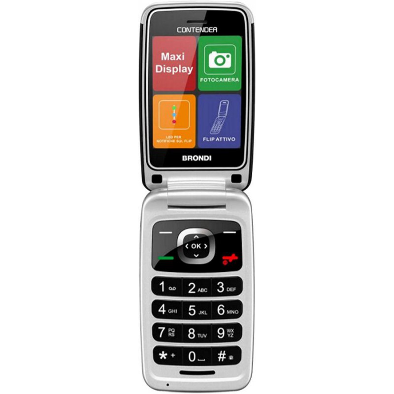 Cellulare CLAMSHELL BRONDI Dual sim NERO Cellulare CLAMSHELL BRONDI Dual sim NERO