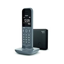 TELEFONO CORDLESS GIGASET CON SEGRETERIA CL390A GREY
