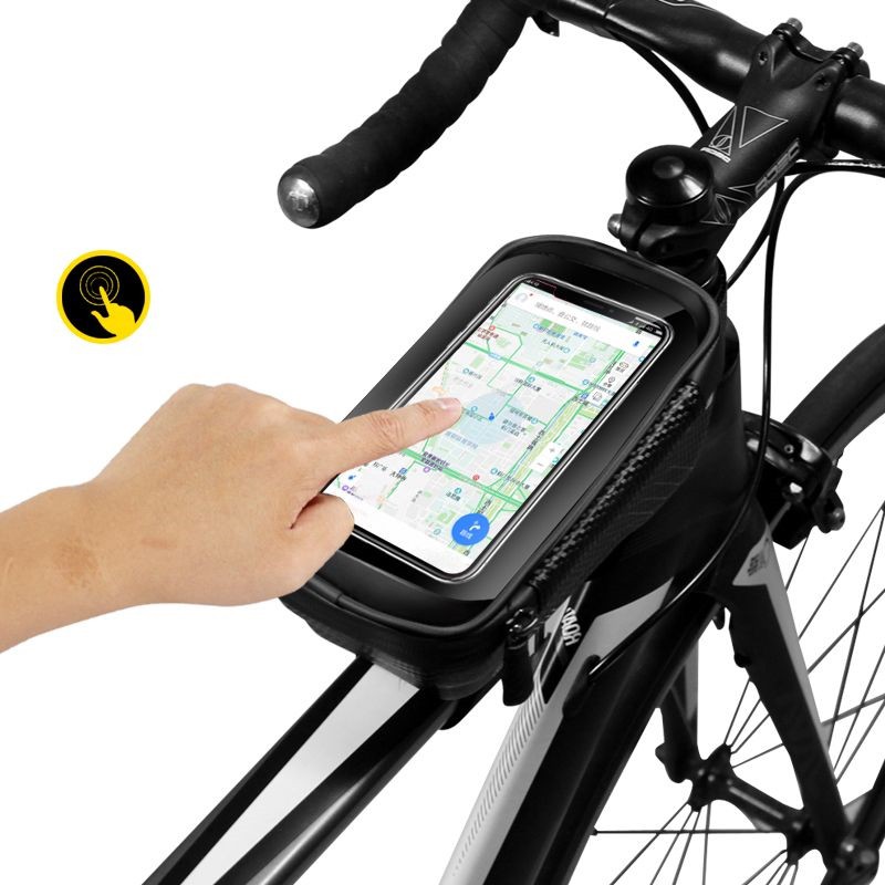 BAG PORTAOGGETTI CON DISPLAY TOUCH SMARTPHONE M NERO WATERRESISTANT ATTACCO PER MANUBRIO BAG PORTAOGGETTI CON DISPLAY TOUCH SMARTPHONE M NERO WATERRESISTANT ATTACCO PER MANUBRIO