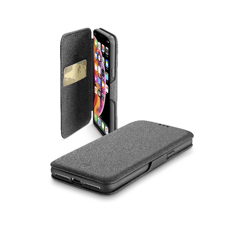 BOOK CLUTCH IPHONE XS MAX NERO