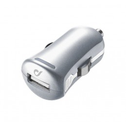 CARICABATTERIA AUTO IPHONE  USB  ARGENTO