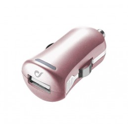 CARICABATTERIA AUTO IPHONE USB ROSA