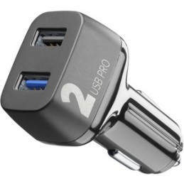 CARICABATTERIE AUTO 2 USB 18W QUALCOM NER0