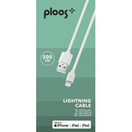 CAVO USB 2M LIGHTNING BIANCO