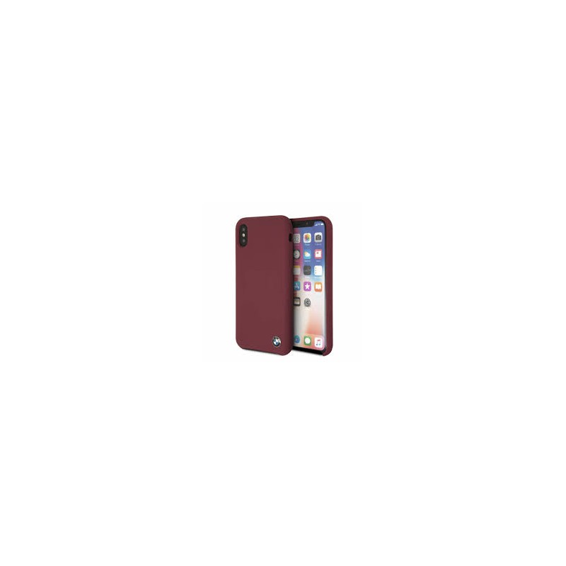 COVER BMW IN SILICONE PER IPHONE X/XS ROSSA
