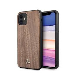 COVER LEGNO MERCEDES BENZ IPHONE 11 PRO MARRONE CHIARO