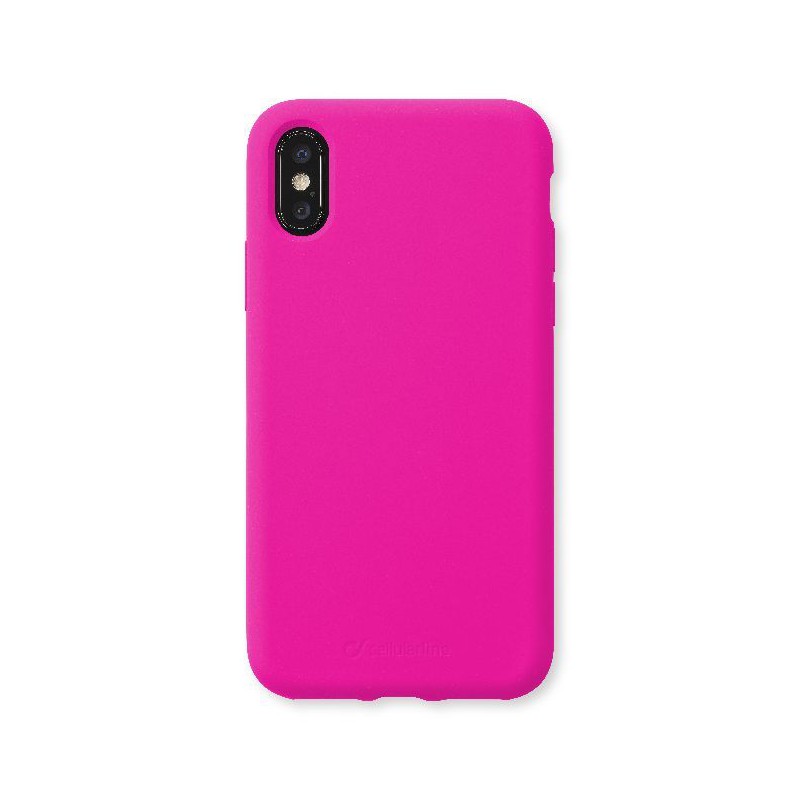 COVER SOFT TOUCH IPHONE XS MAX FUCSIA FLUO COVER SOFT TOUCH IPHONE XS MAX FUCSIA FLUO