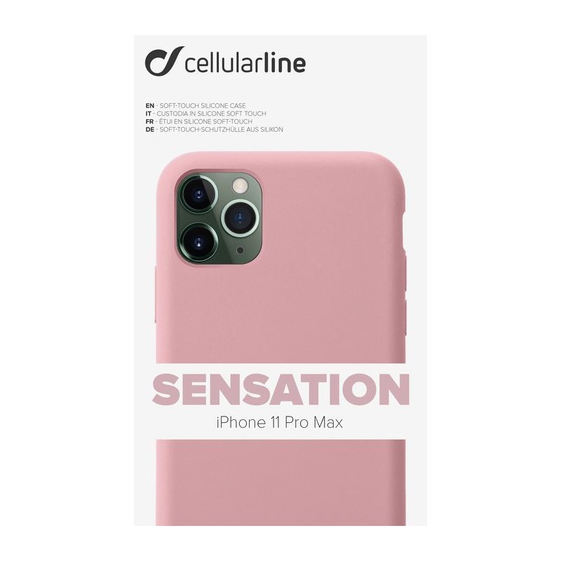 COVER SOFT TOUCH IPHONE 11 PRO MAX ROSA COVER SOFT TOUCH IPHONE 11 PRO MAX ROSA