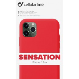 COVER SOFT TOUCH IPHONE 11 PRO ROSSO