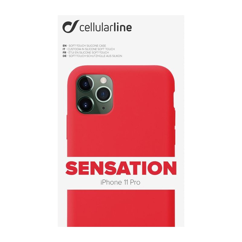 COVER SOFT TOUCH IPHONE 11 PRO ROSSO COVER SOFT TOUCH IPHONE 11 PRO ROSSO