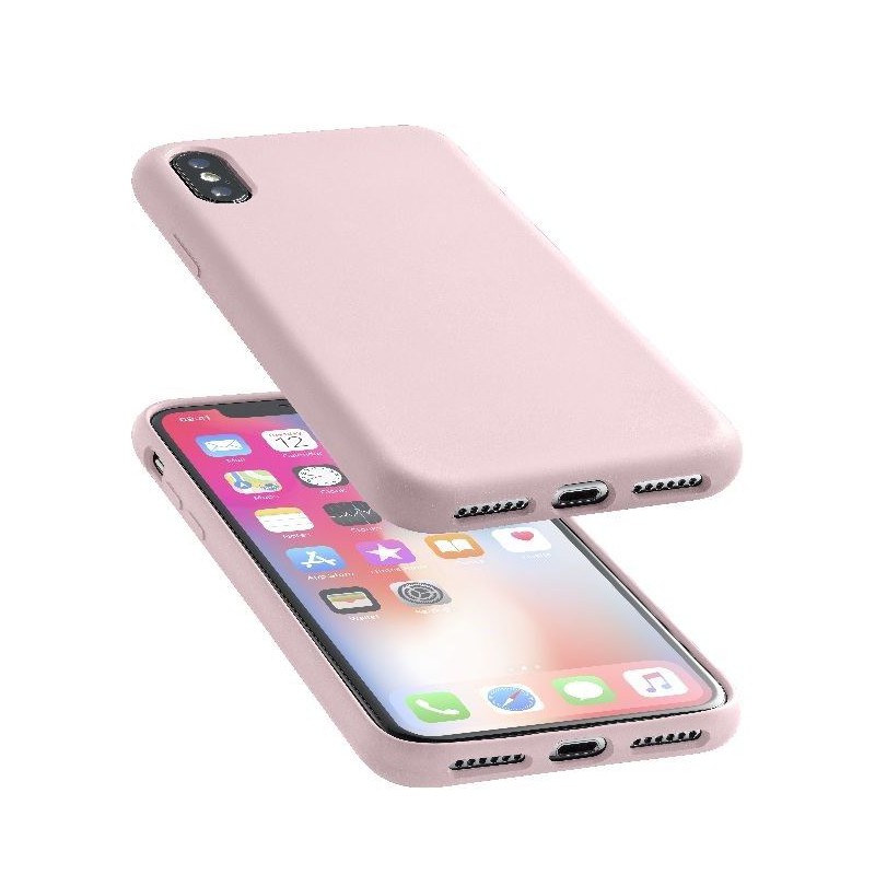 COVER SOFT TOUCH IPHONE X / XS ROSA COVER SOFT TOUCH IPHONE X / XS ROSA