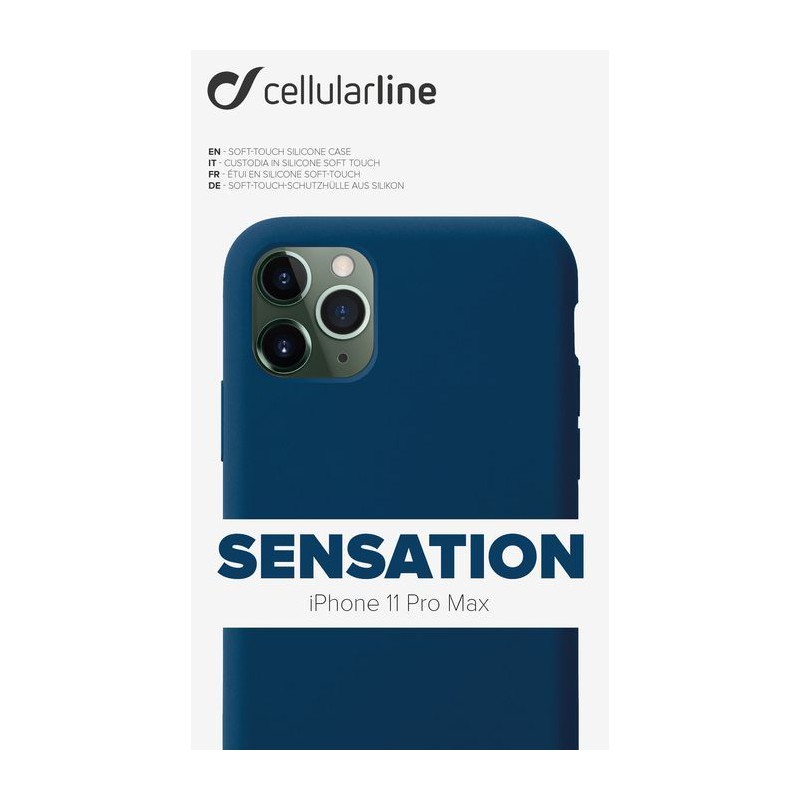 COVER SOFT TOUCH IPHONE XS MAX BLU COVER SOFT TOUCH IPHONE XS MAX BLU