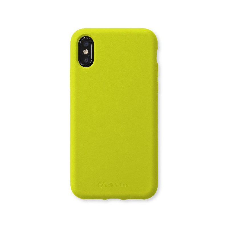 COVER SOFT TOUCH IPHONE XS MAX LIME FLUO COVER SOFT TOUCH IPHONE XS MAX LIME FLUO