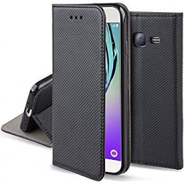 CUSTODIA BOOK MAGNETICA PER MOTOROLA E 4 PLUS BLACK