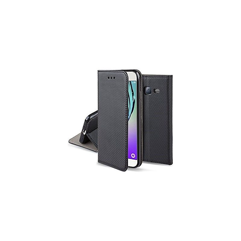 CUSTODIA BOOK MAGNETICA PER MOTOROLA E 4 PLUS BLACK