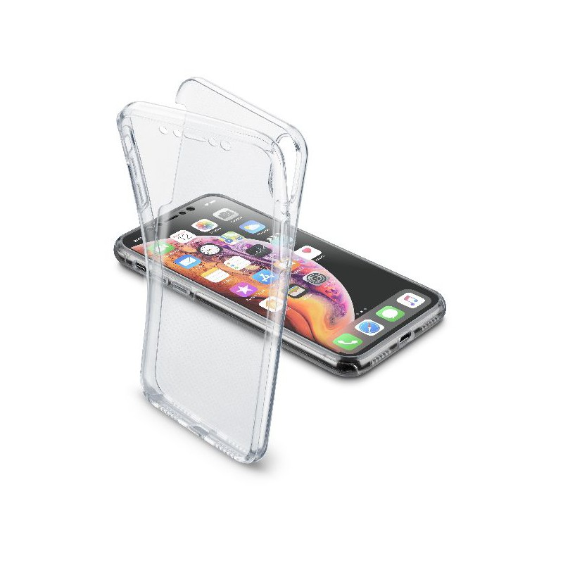 CUSTODIA FRONTE/RETRO IPHONE XS MAX TRASPARENTE