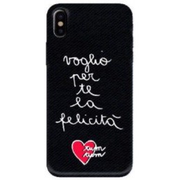 Embroidered hard case -Felicità