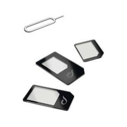 KIT ADATTATORE 3 IN 1 NANOSIM MICROSIM