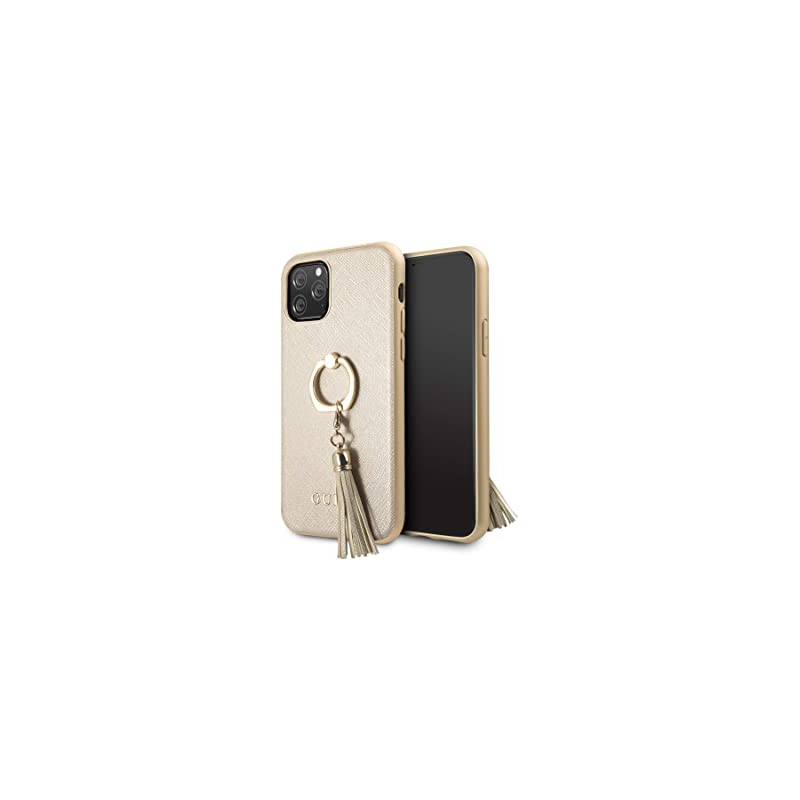 COVER GUESS IPHONE 11 PRO BEIGECON ANELLO GOLD COVER GUESS IPHONE 11 PRO BEIGECON ANELLO GOLD
