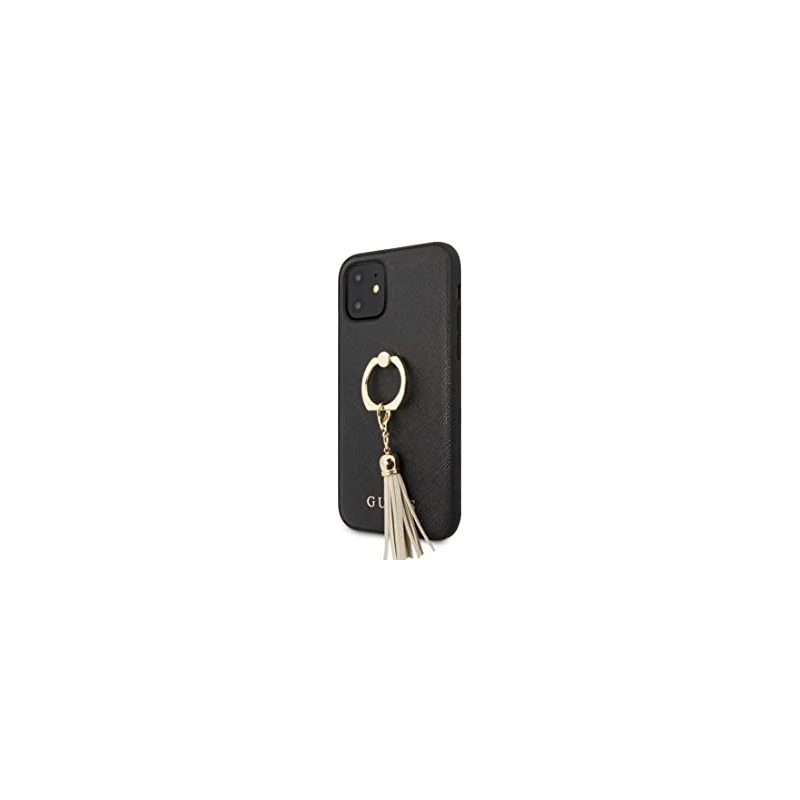 COVER GUESS IPHONE 11 PRO BLACKCON ANELLO GOLD COVER GUESS IPHONE 11 PRO BLACKCON ANELLO GOLD