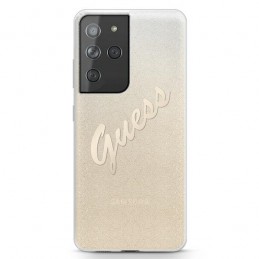 COVER GUESS SAMSUNG GALAXY S21  ULTRA GLITTER GOLD